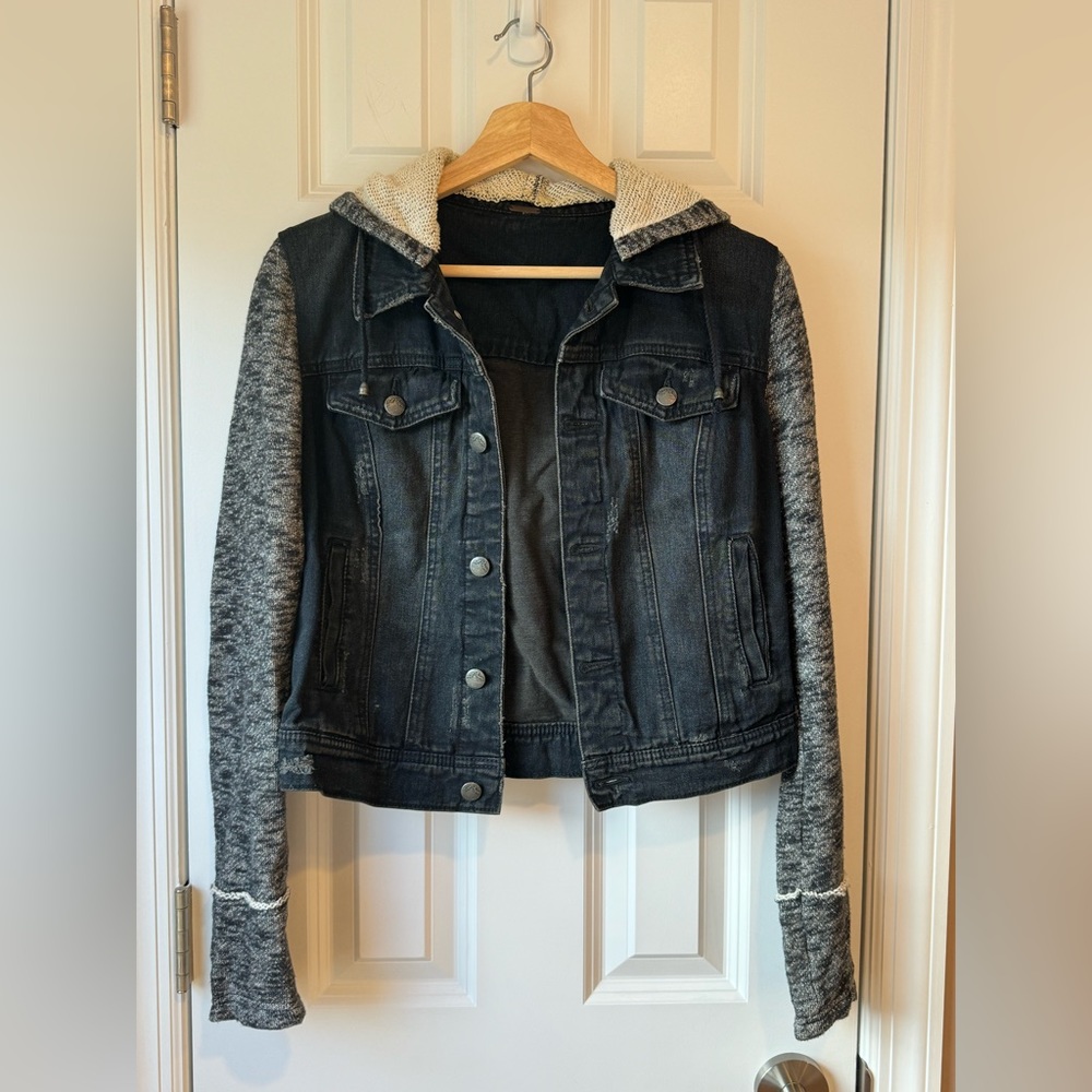 Free People Denim & Knit Jacket